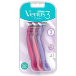 Gillette Venus Einweg-Rasierer Basis, 3er Pack 3 Klingen für eine gründliche, angenehme Rasur, - 1 Stück (7702018018116)