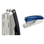 LEITZ Heftgerät Nexxt 5501, Heftleistung: 25 Blatt, blau Einlegetiefe: 55 mm, für Heftklammern 24-6 oder 26-6 (5501-00-35)