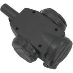 PSSO Schutzkontakt Kupplung 3-fach sw (30240100)