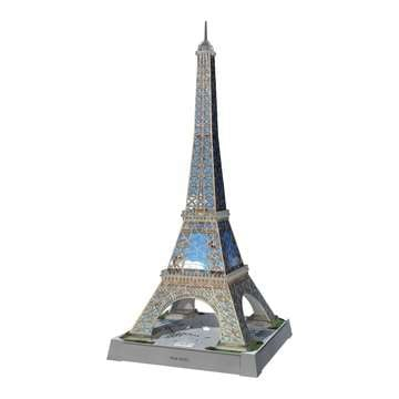 Ravensburger 3D Puzzle Iconics Eiffelturm mit Licht 216 Teile