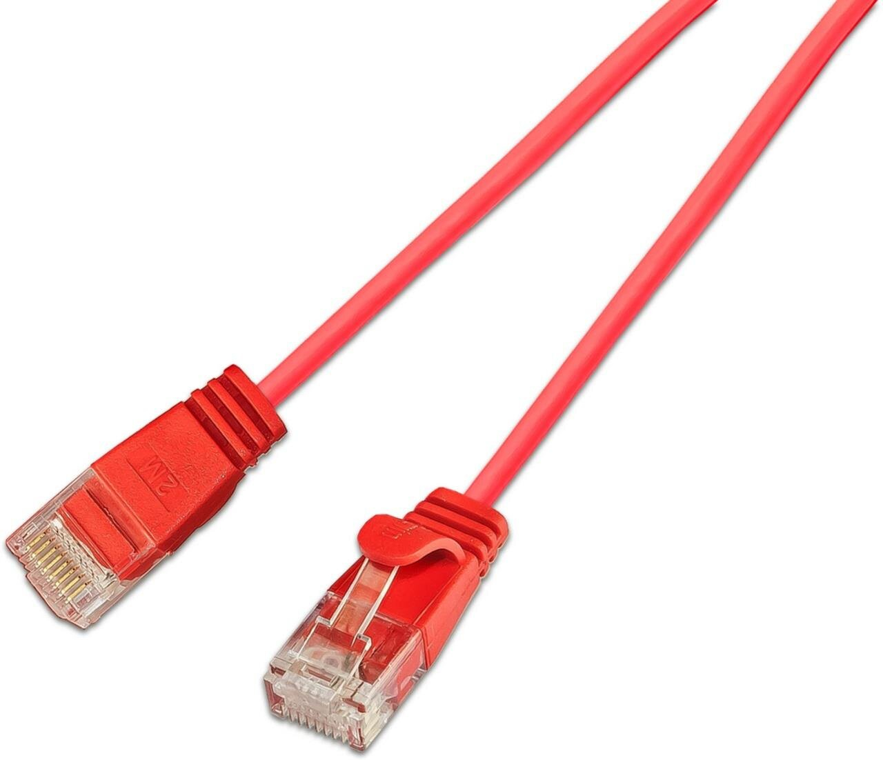 Wirewin SLIM Cat 6a U/UTP Patchkabel 5 m RJ-45 Rot