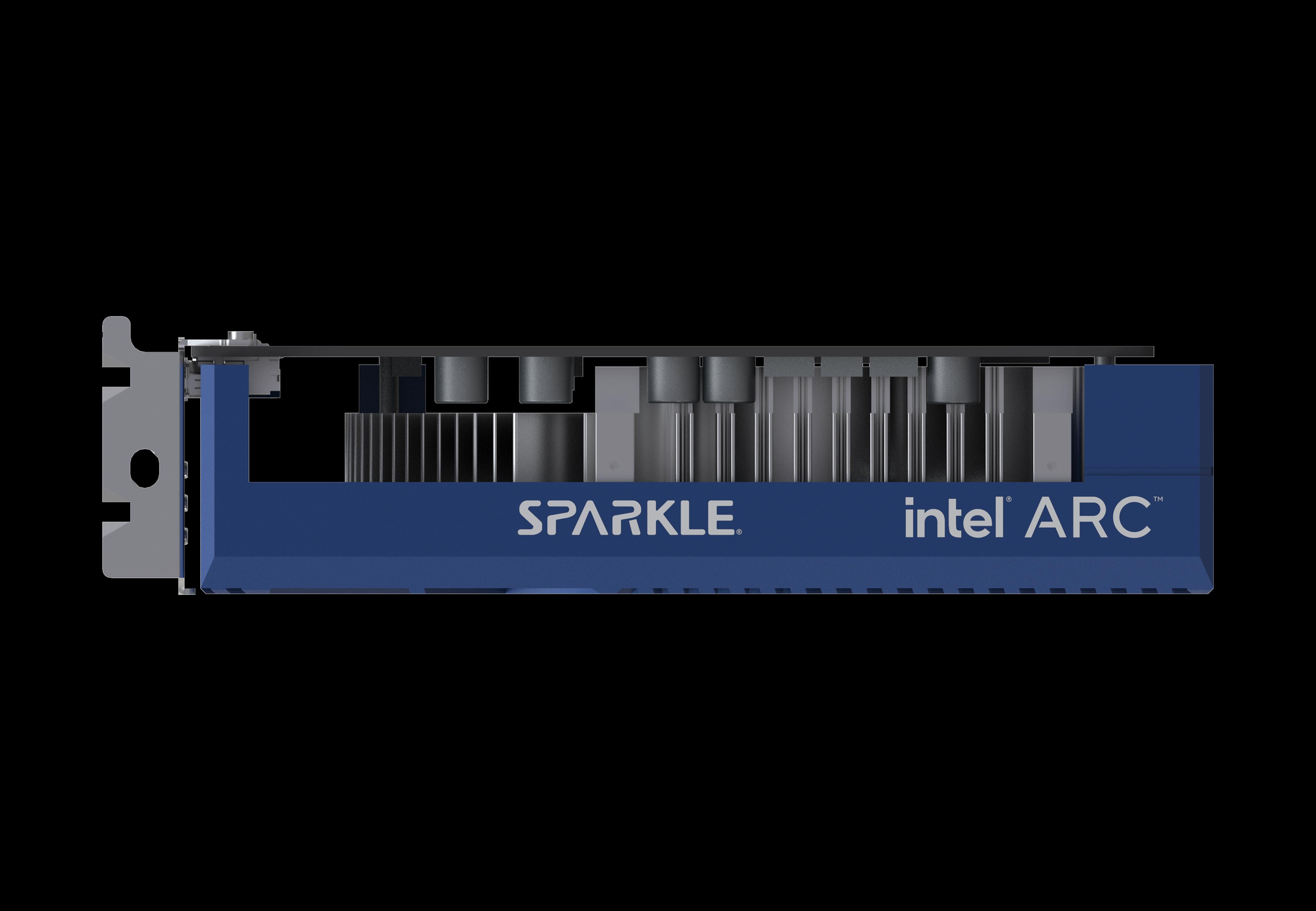 SPARKLE Intel Arc A380 Elf - Grafikkarte - 6 GB GDDR6 Silber Schwarz