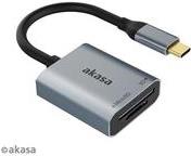 USB 3.2 Gen1 Type-C Dual Card - silber (AK-CR-10BK)