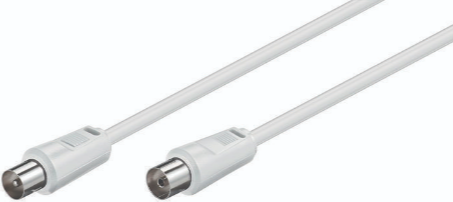 Microconnect COAX005W Audio-Kabel 0,5 m Weiß (COAX005W)