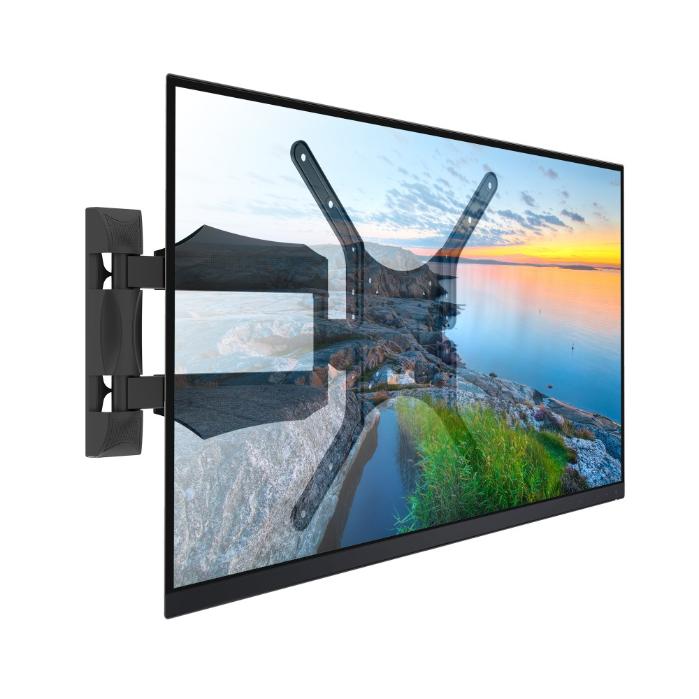 Techly LED 300 Wandhalterung 25-52" Voll beweglich Schwarz