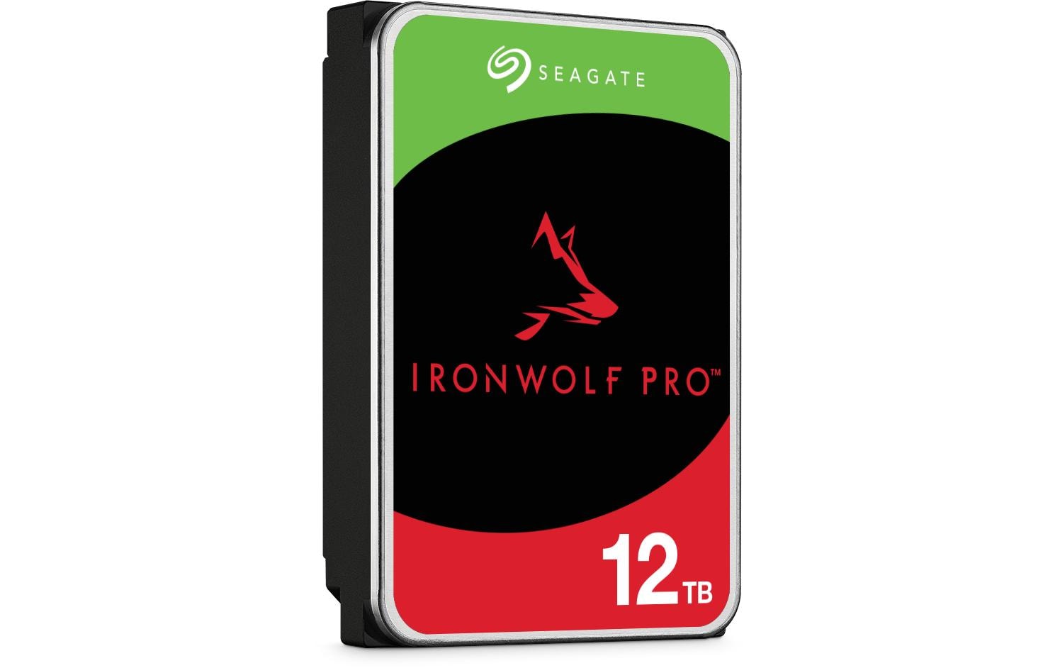 Seagate IronWolf Pro ST12000NT001 Interne NAS-Festplatte 12 TB 3.5" SATA 6Gb/s 7200 rpm 256 MB Cache
