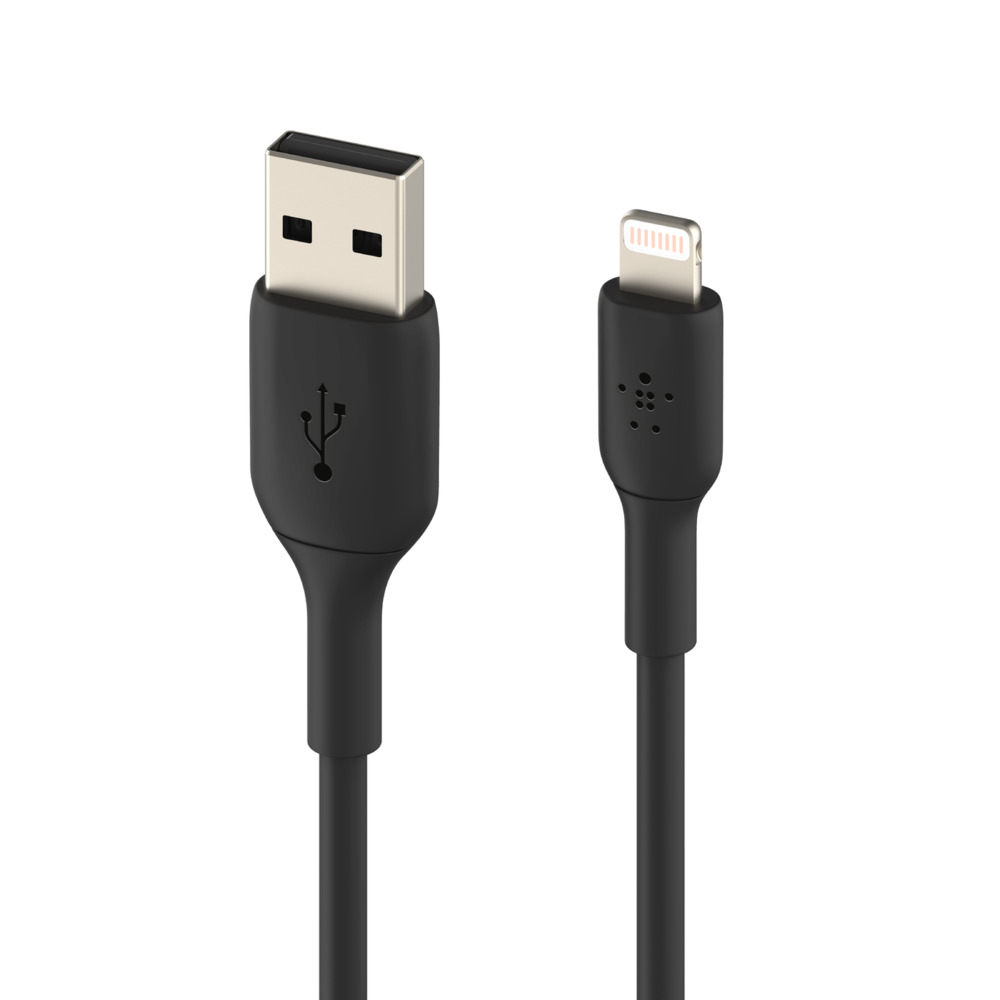 Belkin BoostCharge Lightning auf USB-A Kabel 3 m Schwarz