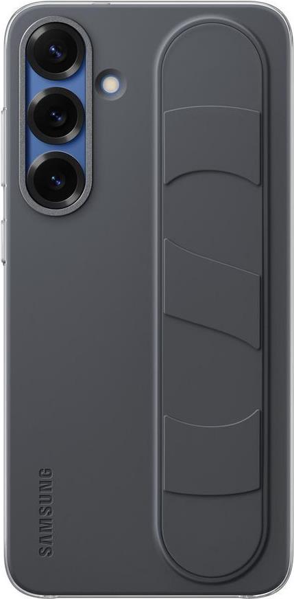 SAMSUNG Standing Grip Case, Handyhülle - (schwarz, Samsung Galaxy S25+) (EF-GS936CBEGWW)