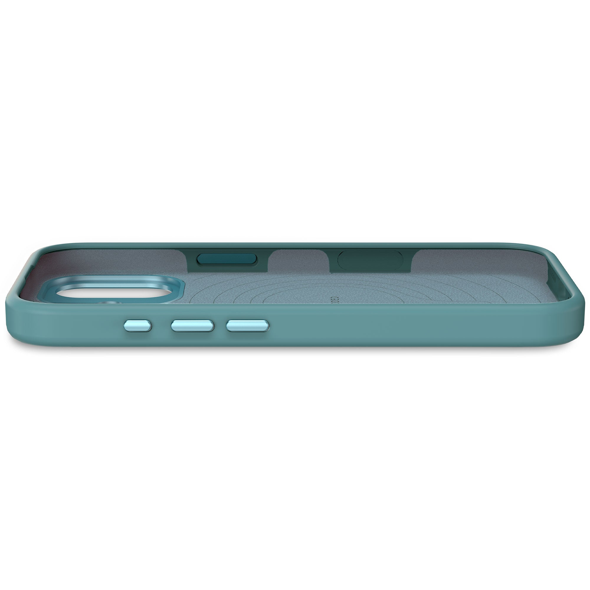 Decoded AntiMicrobial Silicone Backcover für iPhone 17 6,3" Retro Blue