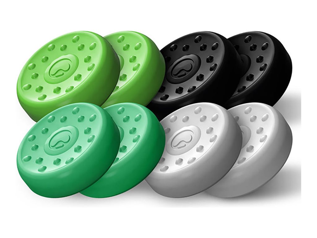 SteelSeries KontrolFreek No-Slip Thumb Grips 8er-Pack Schwarz, Weiß, Grün, Hellgrün