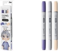 COPIC Ciao Serene Palette Layoutmarker-Set farbsortiert 1,0 + 6,0 mm, 3 St. (220750310)