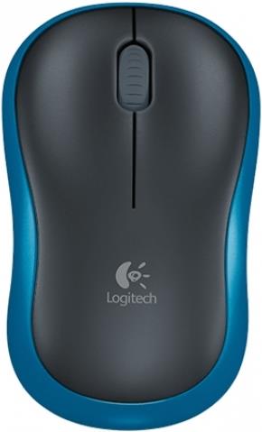 Logitech M185 Kabellose Maus RF Wireless 1000 DPI Blau