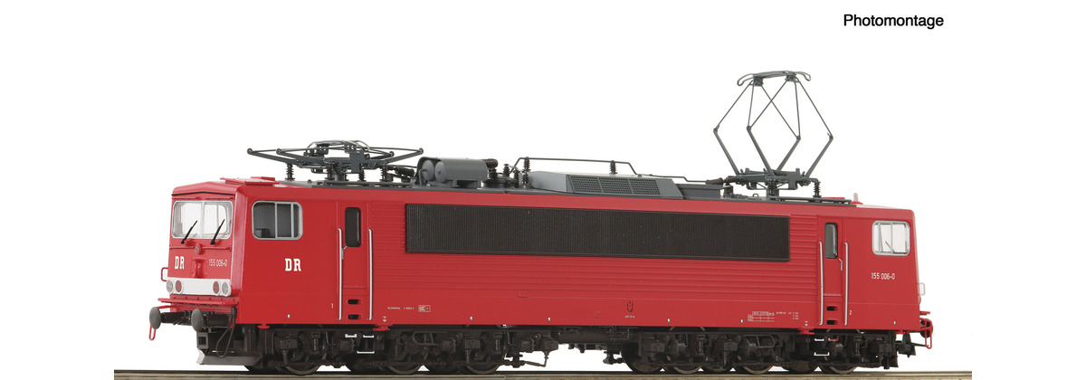 Roco H0 E-Lok BR 155 006-0 DR Gleichstrom 358 mm Rot