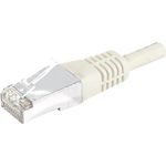 Patchkabel F/UTP, CAT.6a, grau, 25,0 m Für 10 Gigabit/s, mit besonders schmalem Knickschutz (859512)