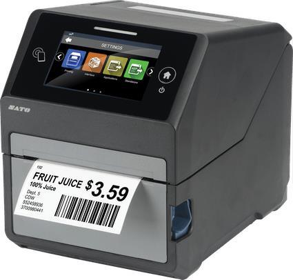 SATO CT4-LX Direkt Wärme/Wärmeübertragung POS-Drucker 203 x 203 DPI Verkabelt & Kabellos (WWCT03242ZNAR)