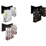 HERMA Motivordner "Abstract", DIN A4, Circles Rückenbreite: 70 mm, aus stabilem Karton, Innenspiegel - 1 Stück (7014)