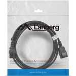 Lanberg CA-C13E-11CC-0030-BK Stromkabel Schwarz 3 m C13-Koppler C14-Koppler (CA-C13E-11CC-0030-BK)