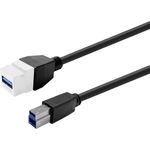 VivoLink Keystone White USB3.0 A-Female to B-Male (PROKEYUSB3AFBM3W)