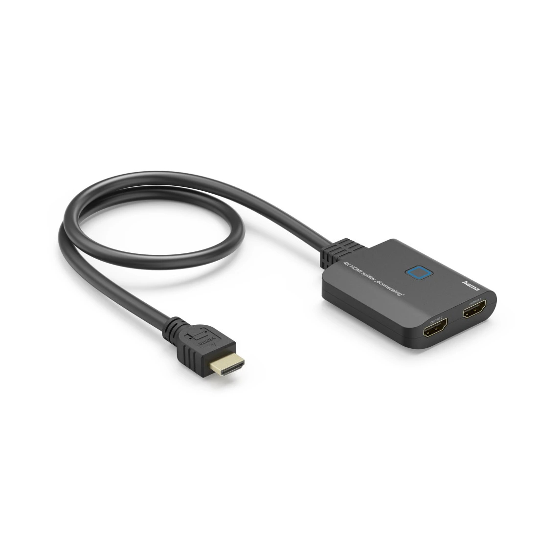 Hama 4K-HDMI-Splitter 00205284 1 In 2 Out Schwarz