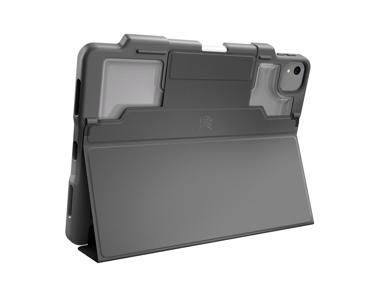 STM Dux Plus Flip-Hülle für Apple iPad Air (4./5. Gen.) 10,9" Schwarz
