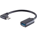 S/CONN maximum connectivity Adapter, USB 3.0 Typ C Stecker auf USB A Buchse, 90°, OTG (13-30010)