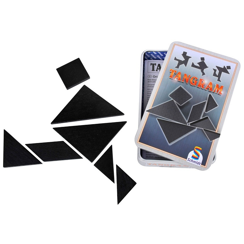 Schmidt Spiele Tangram - Formpuzzle mit über 800 Vorlagen, reisegeeignet ab 6 Jahren