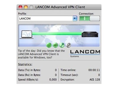 LANCOM Advanced VPN Client Vollversion 1 Benutzer Windows Englisch Deutsch