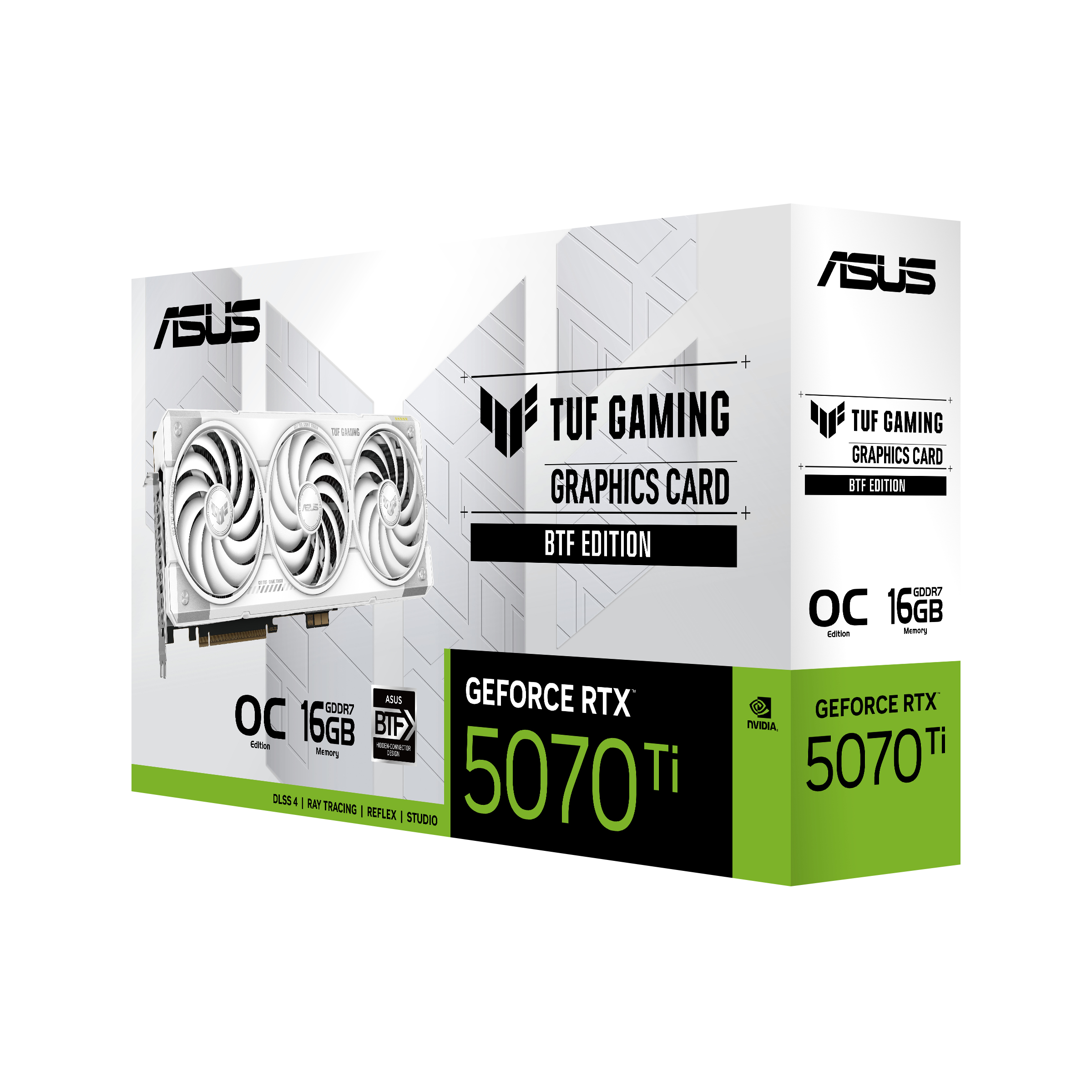 ASUS TUF Gaming GeForce RTX 5070 Ti 16 GB GDDR7 OC Edition Grafikkarte Grau