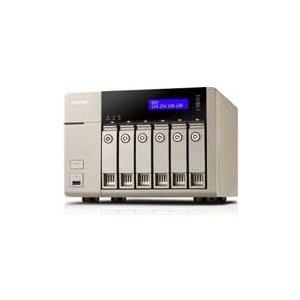 QNAP TVS-663-4G 6BAY 2.4 GHZ QC 6-Bay NAS, 4GB DDR3L RAM (max 16GB), SATA 6Gb/s, 2 x GbE LAN, 10GbE Ready via optional PCI-E NIC, hardware encryption, hardware transcoding, Virtualization Station, QvPC with 4K display, HDMI out with XBMC, Surveillance Station, max 2 UX-800P/UX- (TVS-663-4G)