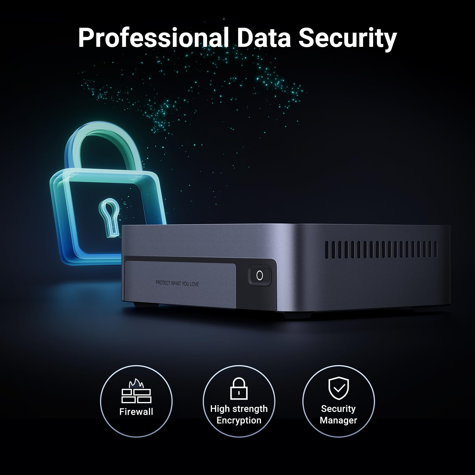 UGREEN NASync DXP480T Plus NAS-Server Intel Core i5-1235U 8 GB RAM Schwarz, Grau