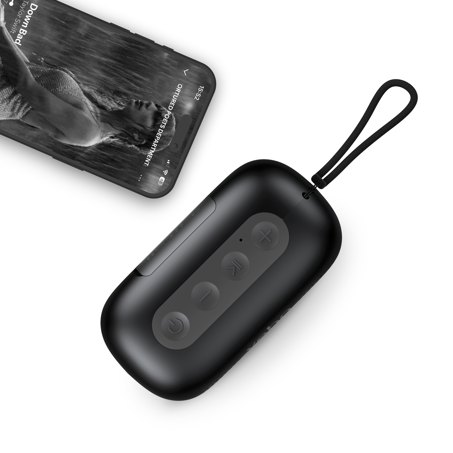 Veho MZ-4 Tragbarer Bluetooth-Lautsprecher Schwarz