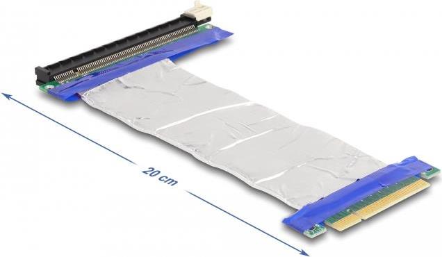DELOCK Riser Karte PCI Express x8 St. zu 16 Slot Kab.20 cm