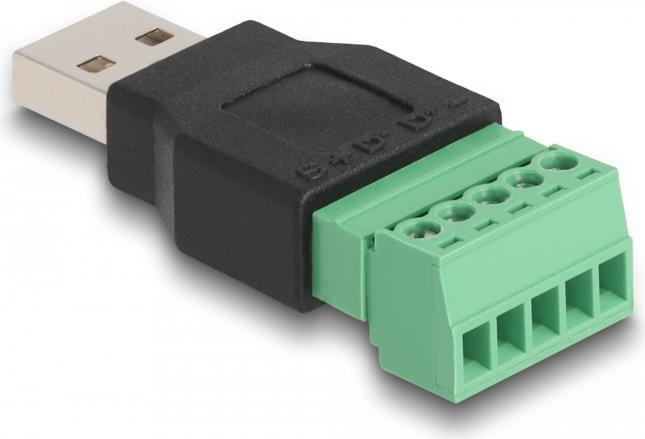 Delock USB-Adapter 5-poliger Anschlussblock zu USB (M) (65971)