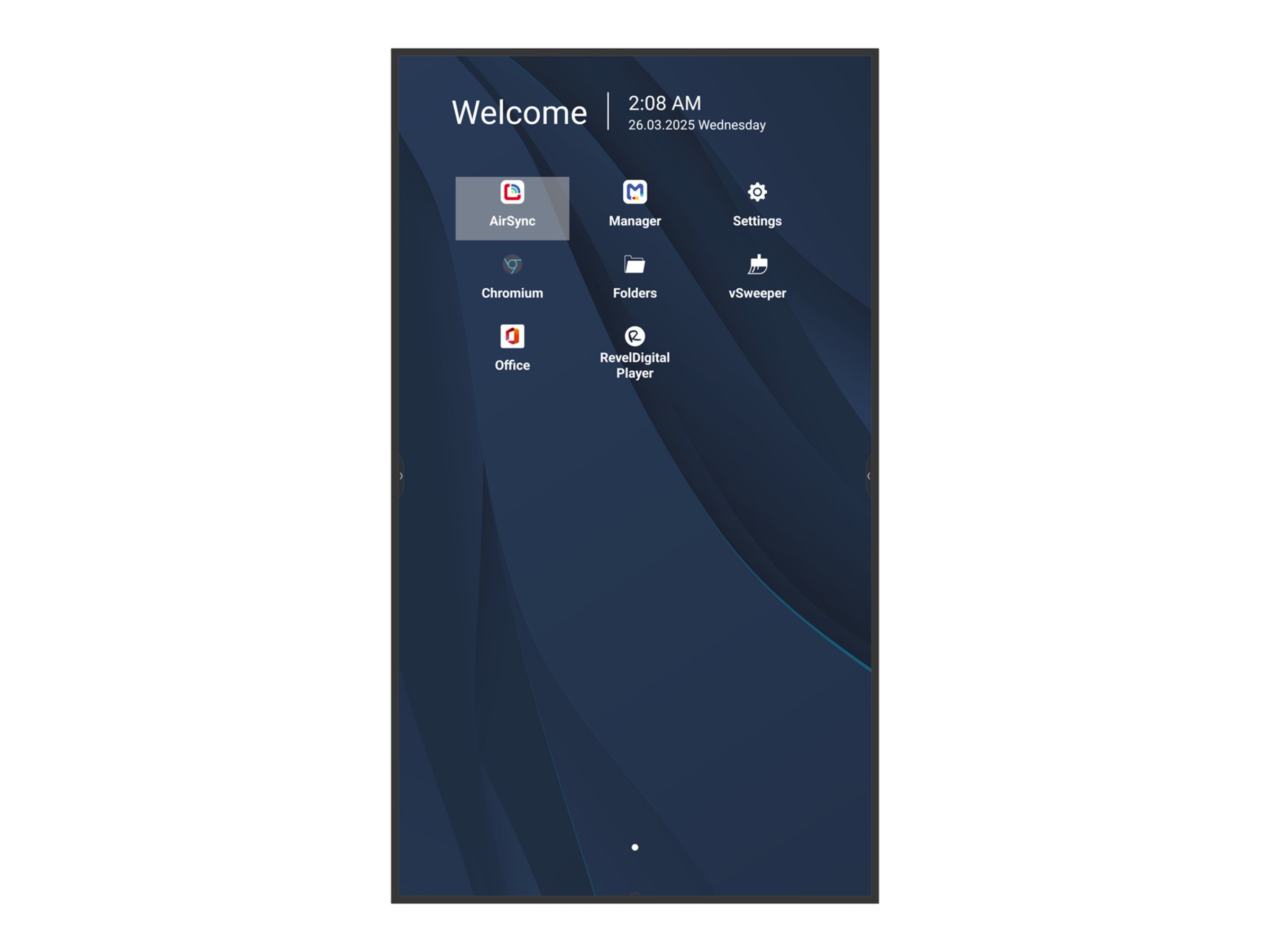 ViewSonic CDE8631-1C 86" 4K Digital Signage Display Schwarz