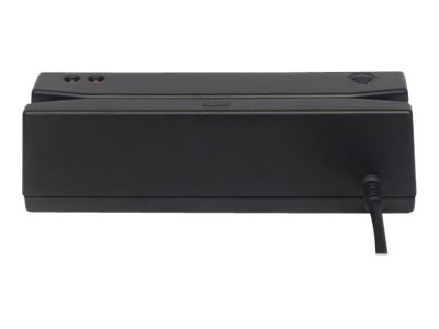 Manhattan Magnetic Strip Card Reader USB 3-Spur Schwarz