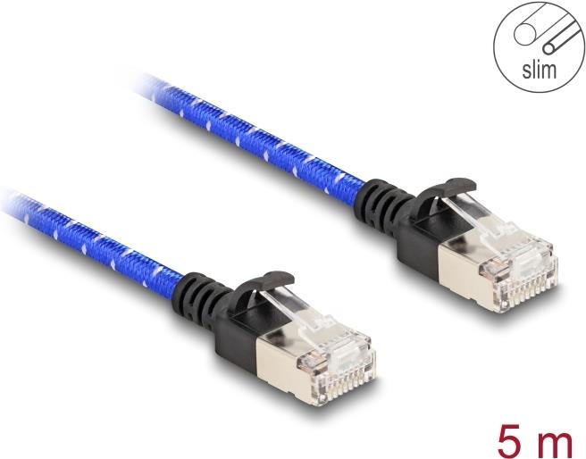 DeLOCK 80380 Netzwerkkabel Blau 5 m Cat6a U/FTP (STP) (80380)