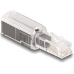 Delock 88168 Verdrehschutz für Telefonkabel RJ10 Stecker Buchse schwarz (88168)