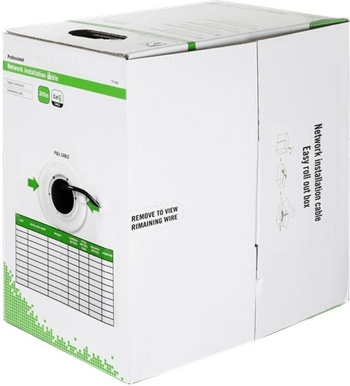 DSIT Alfaco Cat6 U/UTP-Außenkabel auf Rolle starrleiter 305 m PE – (Fca) (SI-TP-49A)