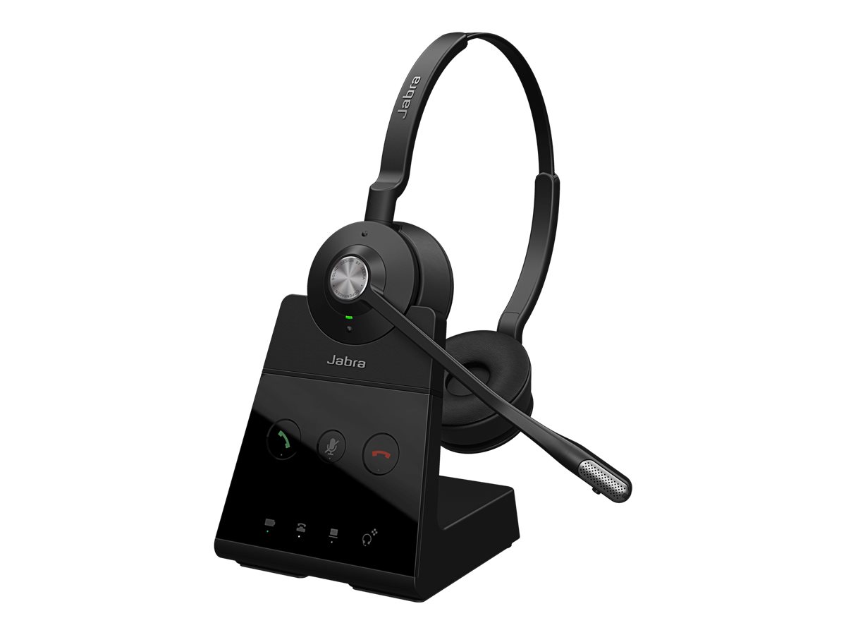 Jabra Engage 65 SE Stereo (Low Power) On-Ear DECT Headset Kabellos Schwarz