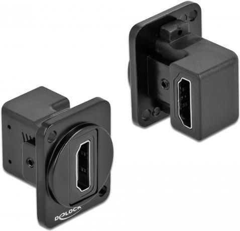 DeLOCK D-Type Module HDMI-A 90° angled female to female (86786)