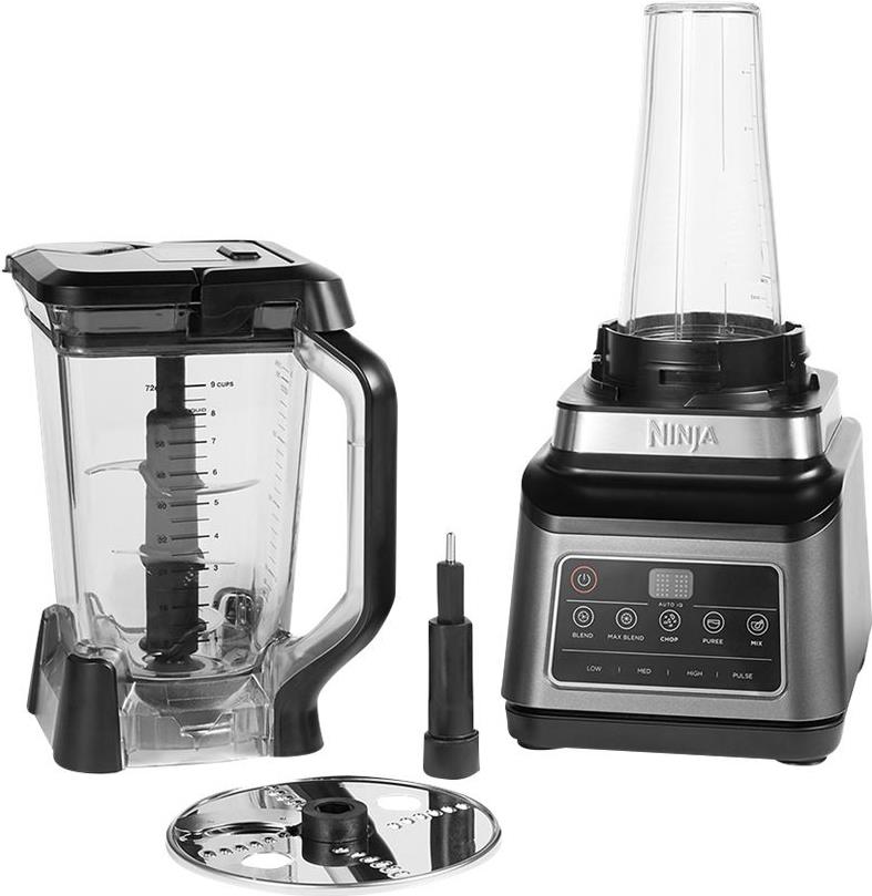 Ninja with Auto-iQ BN800EU 3-in-1-Küchenmaschine 1200 W Schwarz/silber
