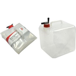 IWH Wasserkanister mit Zapfhahn, 20 Liter, faltbar lebensmittelecht: für Trinkwasser geeignet, mir großer - 1 Stück (019601)