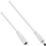 DC Verlängerungskabel Stecker/Buchse 4.0x1.7mm weiss 3m - Verlängerungskabel (26803D)
