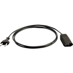 as - Schwabe 50132 Strom Verlängerungskabel 2.5 A Schwarz 3 m (50132)