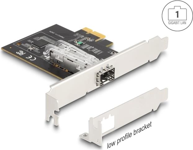 Delock PCI Express x1 Karte zu 1 x SFP Slot Gigabit LAN i210 (88318)