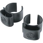 KOENIG & MEYER Kunststoff-Kabelklemmen für Boxen- und Leuchtenstative (für Rohr-Ø 35-42 mm | 2 Stück) - in schwarz (21406-000-55)