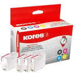 Kores Multi-Pack Tinte G1577KIT ersetzt Canon PGI580/CLI581 Inhalt: schwarz (12,2 ml), cyan, magenta, gelb (3 x 12,2 ml) - 1 Stück (G1577KIT)