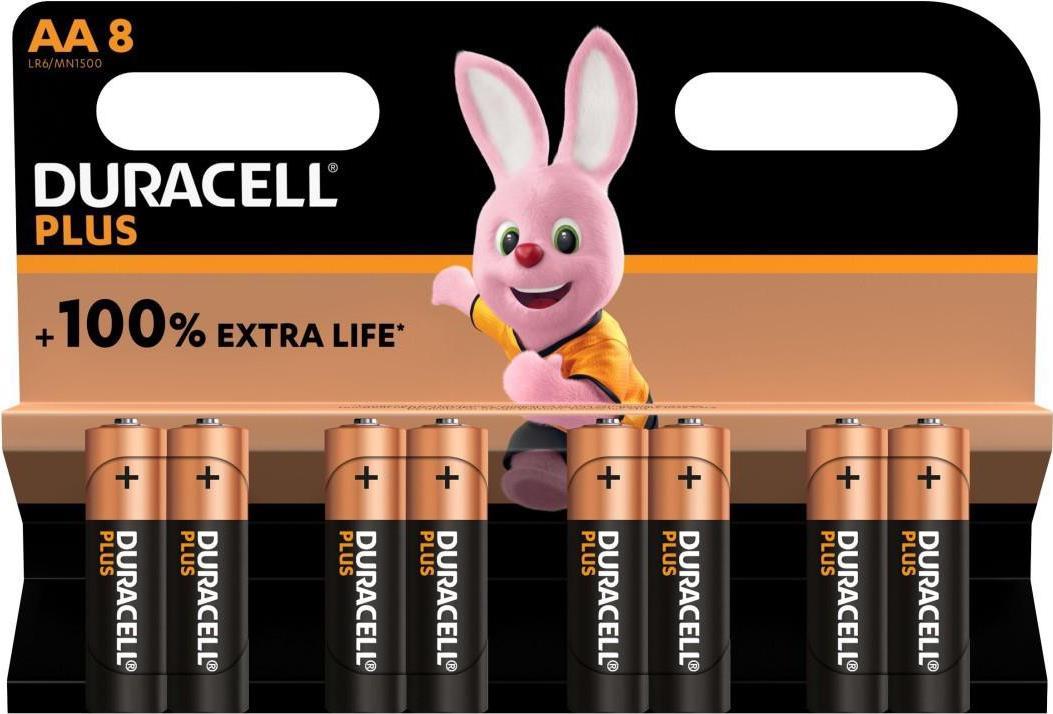 Duracell Batterie Plus NEW - AA (MN1500/LR06) Mignon 8St. (140899)