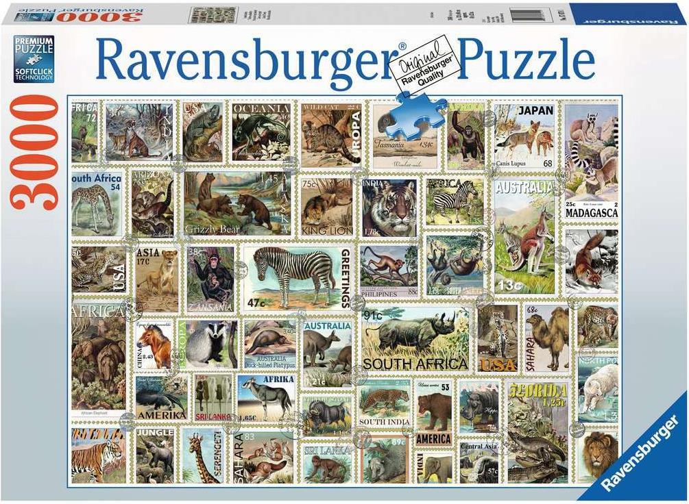 Ravensburger Animal Stamps Puzzlespiel 3000 Stück(e) Tiere (17079)