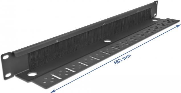 Delock Kabelabdeckung mit Bürsten (66846)